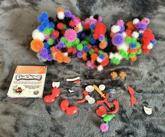 Bunchems grosses Kreativset, viele Teile, Zubehör, Ideenbuch