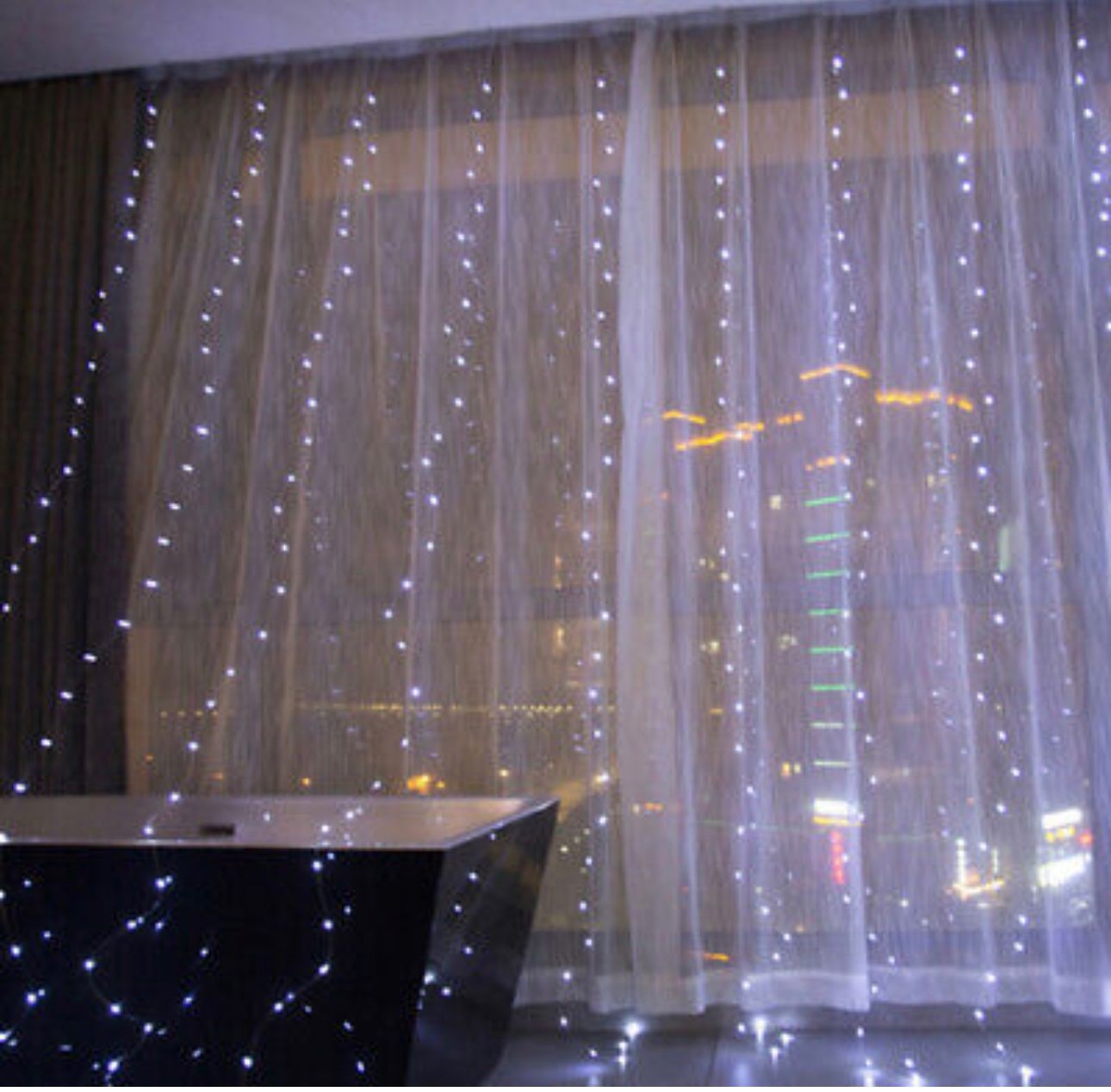 Ghirlande e barre luminose: + LED Lichtervorhang3x 2m Lichternetz.Fenster weiss – Nuovo e nell'imballaggio originale da Amriswil venduto da JaJa-Express