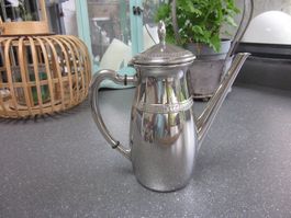 Art Deco WMF Kaffeekanne 1Liter, Cromargan, Straussenmarke