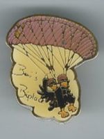 Fallschirmspringer Enten, Pin