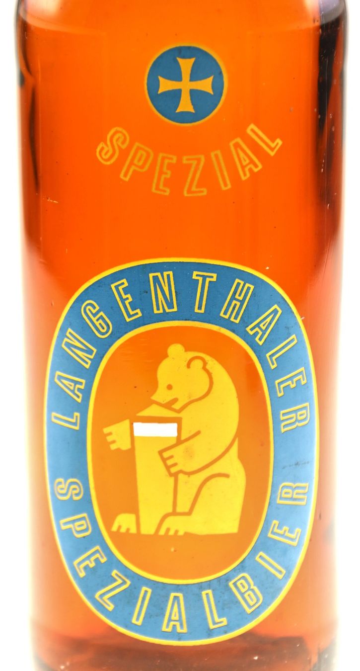 Gläser, Krüge & Flaschen: Brauerei Baumberger Langenthal Bierflasche 1970 – Gebraucht aus Schmitten FR von Rimonimus 1