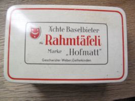 Blechdose Geschwister Weber, Gelterkinden