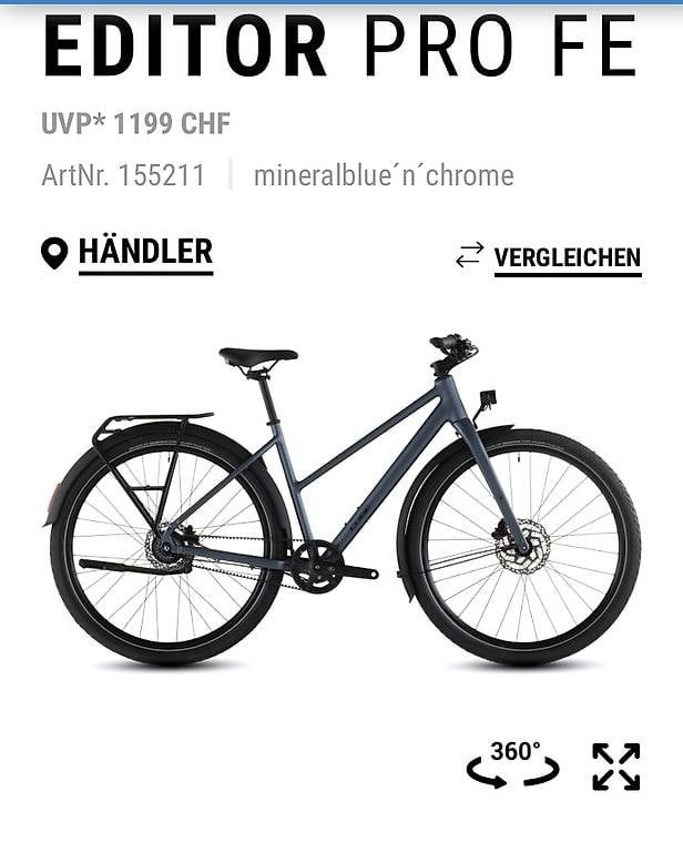 Cube Biciclette: Damenvelo CUBE Grösse S – Usato da Utzenstorf venduto da LHS48 8