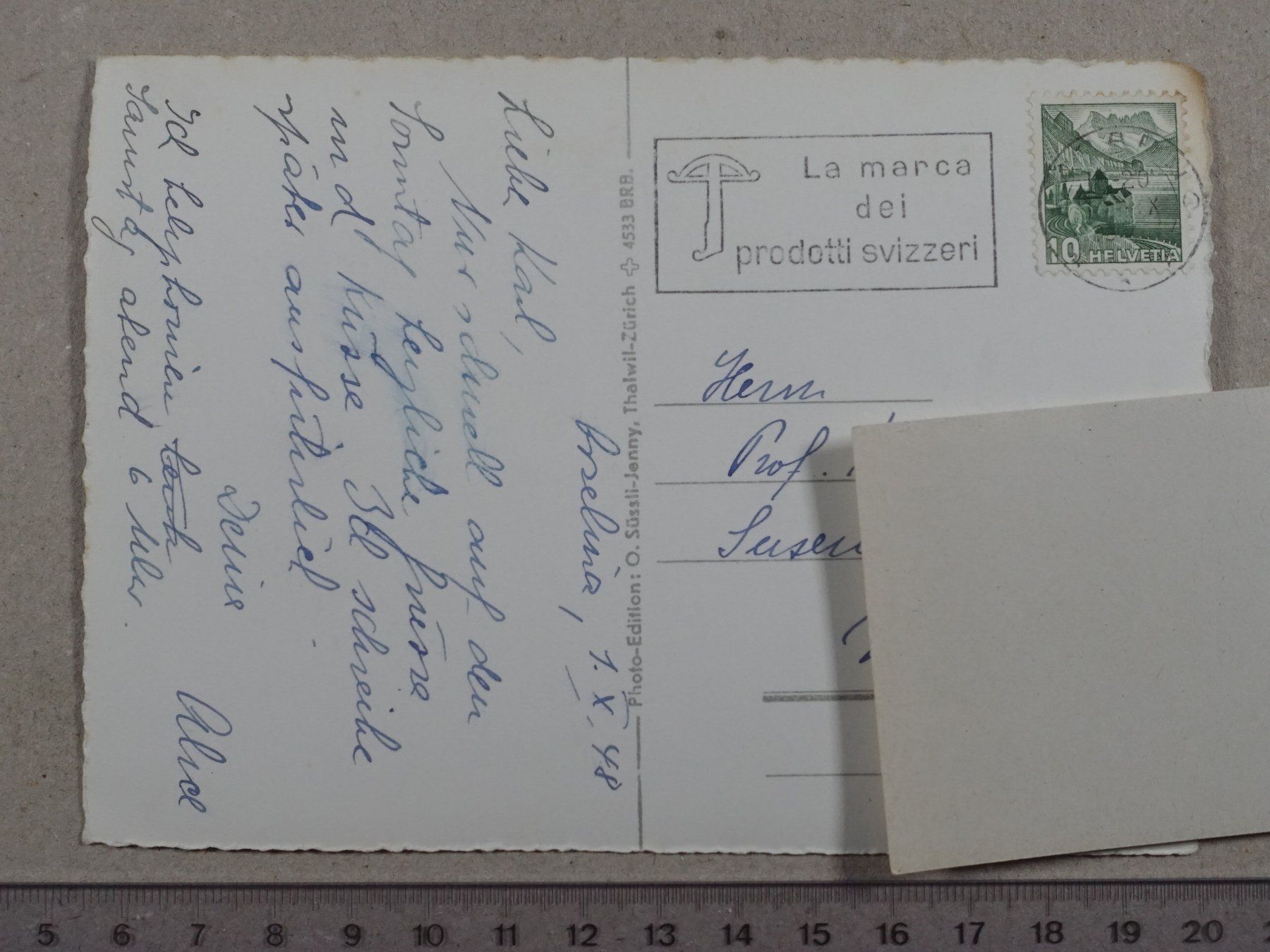 Cartoline postali: Locarno – Usato da Lenzburg venduto da fh1 1