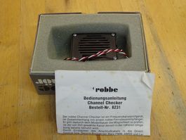 Robbe 8231 Channel Checker, OVP, Beschreibung