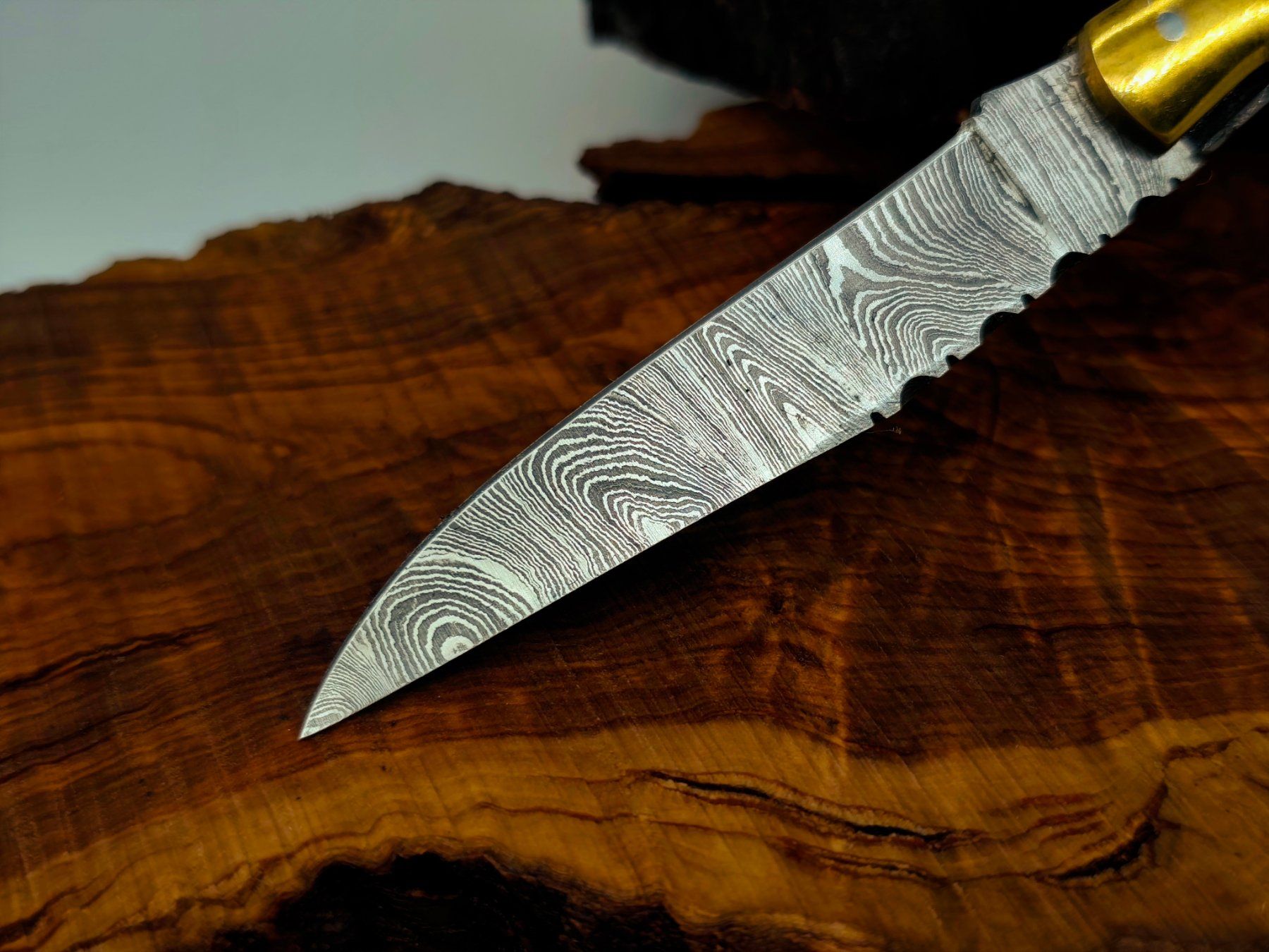 Accessori: Laguiole Damast Messer Klappmesser echtes Damastmesser – Nuovo e nell'imballaggio originale da Arlesheim venduto da Premius_1