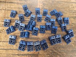 lego 3747b lot de 35 pièces Dark Blue Slope, Inverted