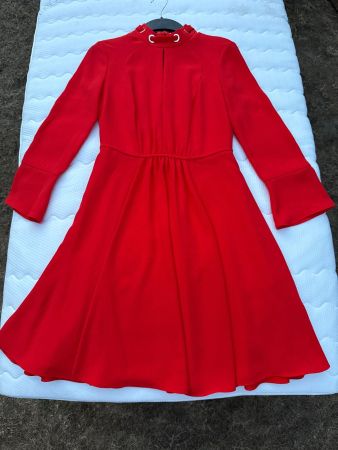 Tolles Ferrari-rotes Kleid von Karen Millen Grösse 34 (36)