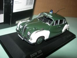 BMW 501 Polizei München * Minichamps 1:43