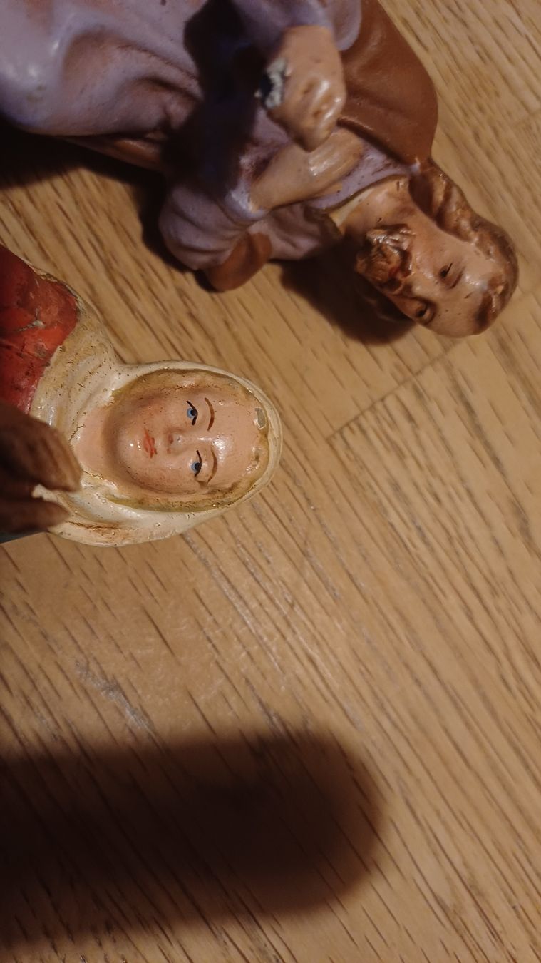 Figuren: Antike Krippenfiguren 3 Teile  – Gebraucht aus Flawil von Naphtali 2