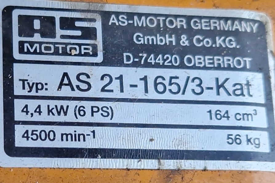 AS-Motor Tagliaerba: FAUCHEUSE PRO AS MOTOR /AS 21-165/6PS – Usato da St. Ursen venduto da cpi23 8