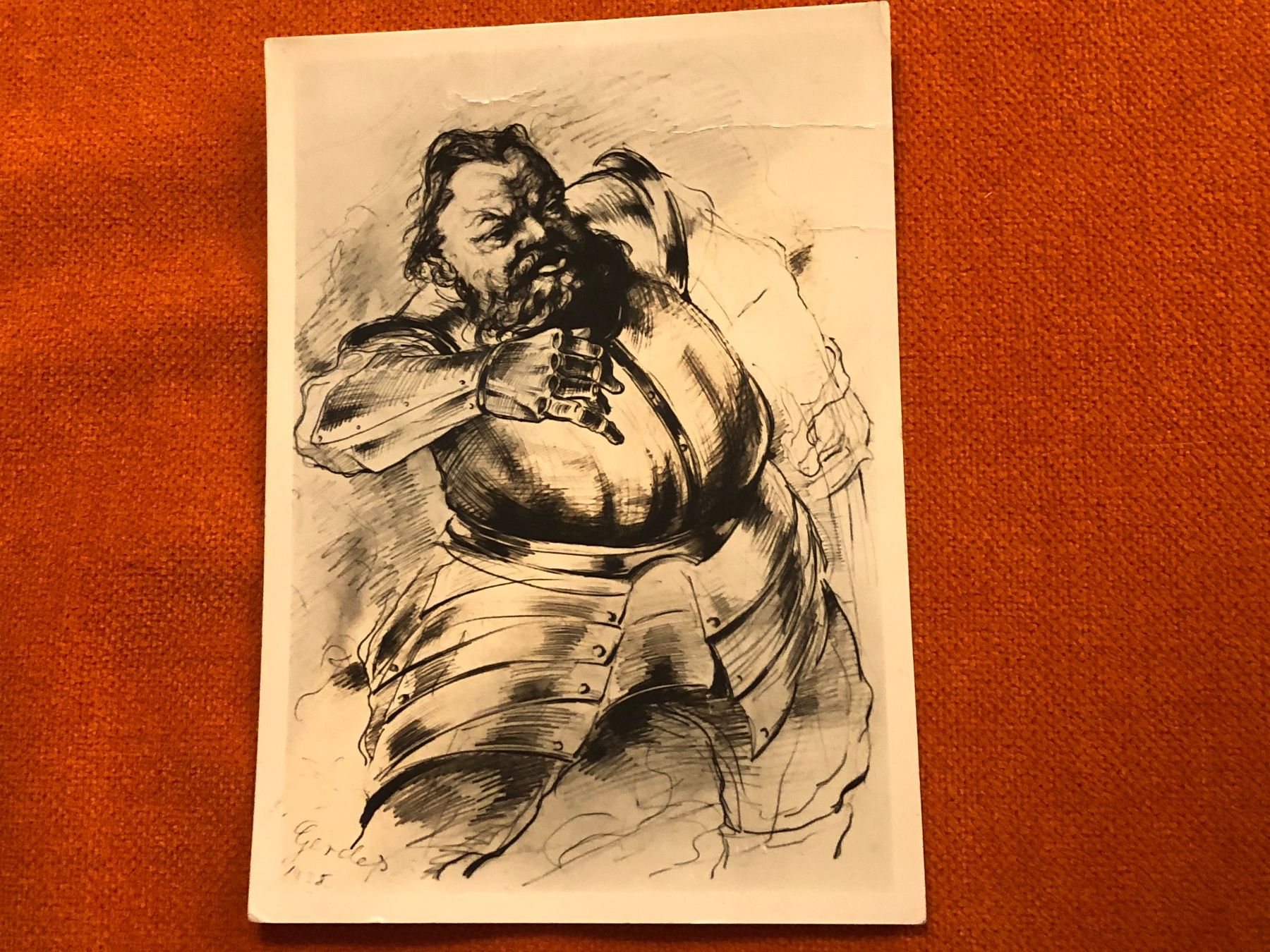 Autografi: Autogrammkarte HANS GERDES – Usato da Lufingen venduto da Rac0