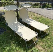 2er Set Liegestühle baige