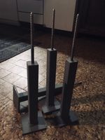 4 massive Metallfüsse, Beine für Gestell