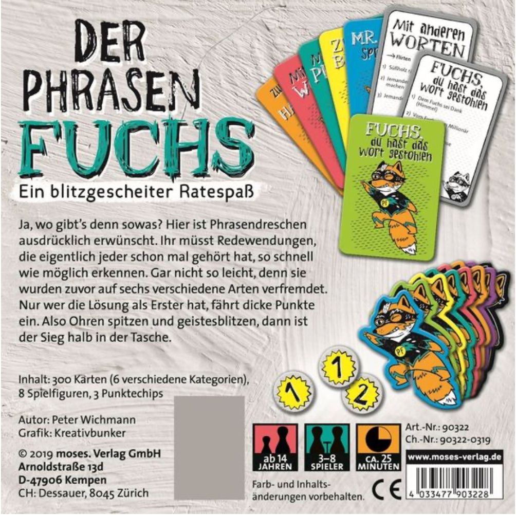 Giochi: Der Phrasenfuchs - Ein blitzgescheiter Ratespass - neu – Nuovo e nell'imballaggio originale da Zürich venduto da Alot16 3
