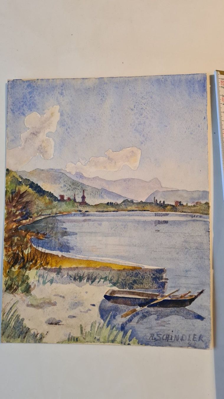 Grafiken & Lithographien: Rudolf Schindler Aquarell – Gebraucht aus Emmenbrücke von Kunstankaufverkauf9 3