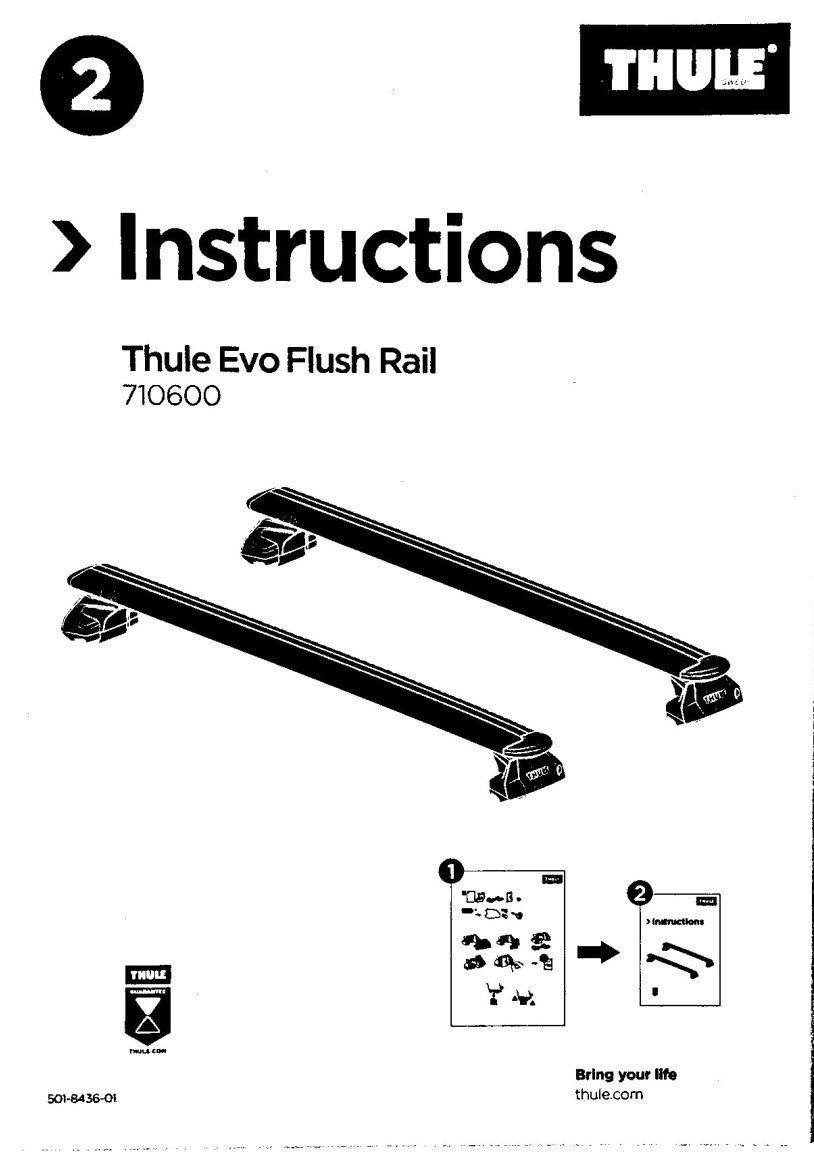 Thule Portapacchi: Thule Dachträger-Set mit Ski-/Snowboardhalter – Usato da Windisch venduto da jwa_72wd 2