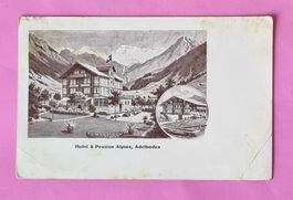 Adelboden - Hotel und Pension Alpina - alte Ansichtskarte