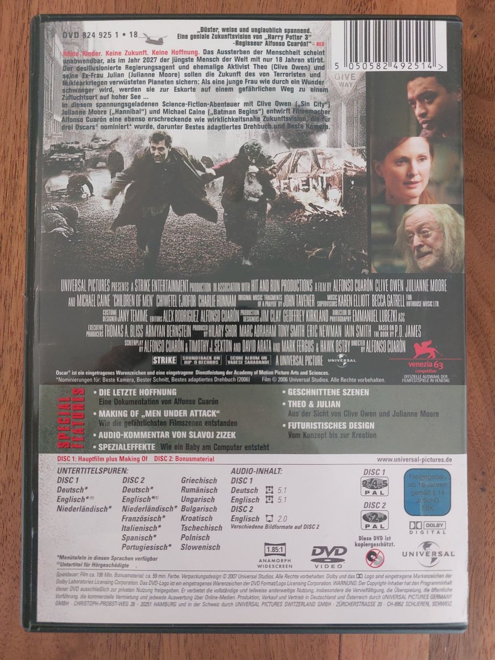 Alle DVDs: DVD - Children of Men – Gebraucht aus Rheinfelden von FilmAuktion 1