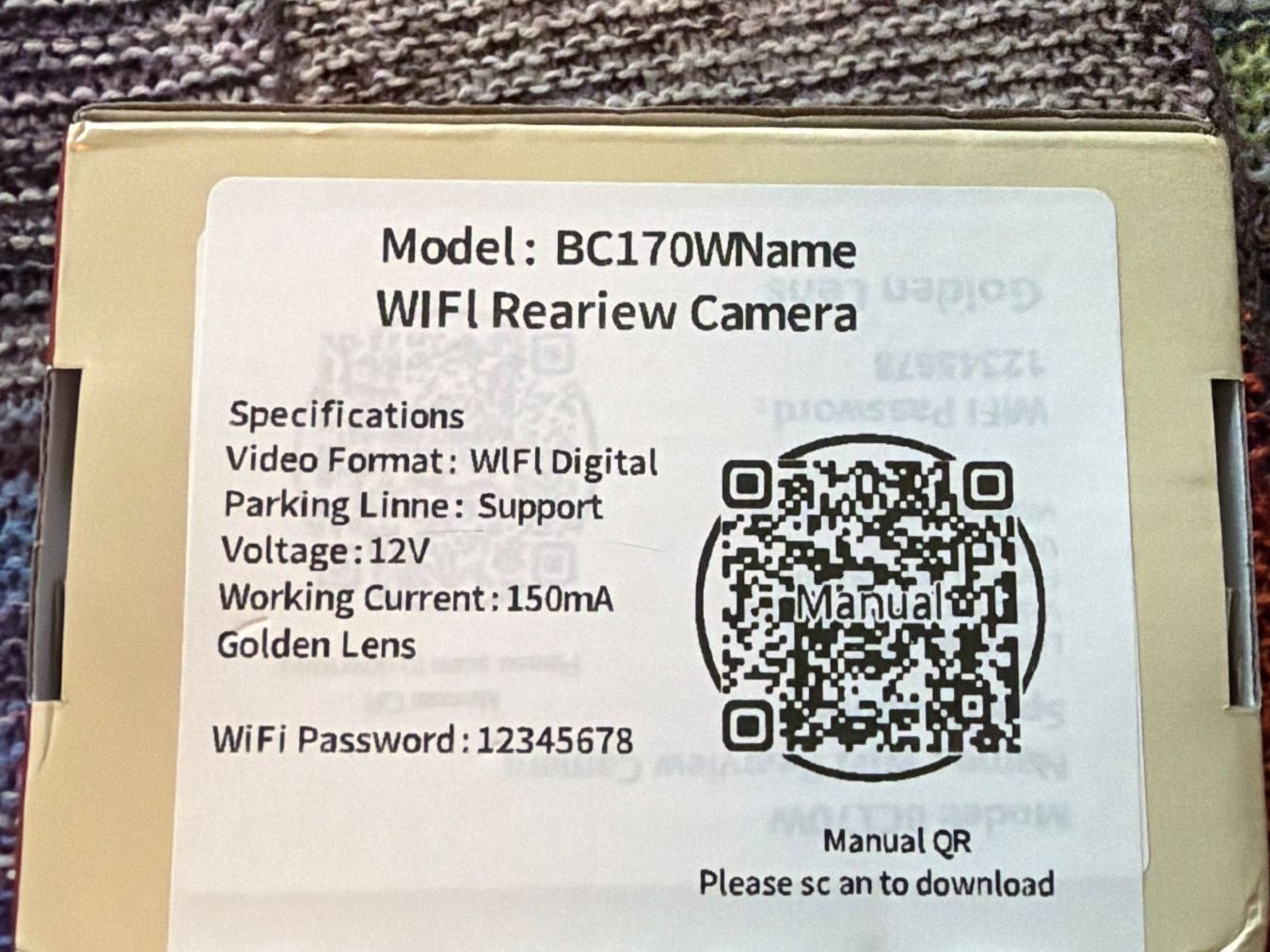 Kamera: Automobile Car Multimedia Video Box – Gebraucht aus Aathal-Seegräben von Tzhbrmo1 1