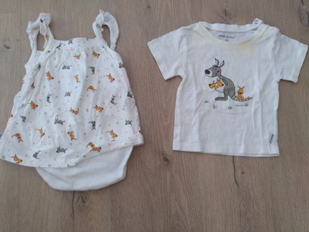 Set! T-shirt und passendes Bodykleid - Grösse 68 