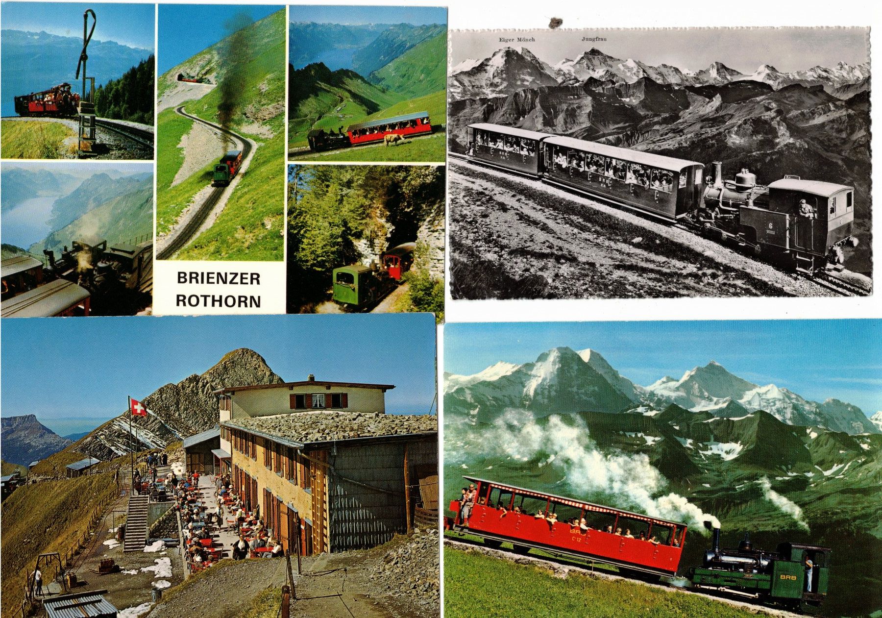 Ansichtskarten: Brienzer Rothorn Bergbahnen Brienz 1x Poststempel 1945 – Gebraucht aus Widnau von Seppl480