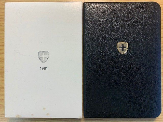 Alle Münzen: CH Münzsatz 1991 - polierte Platte / PP - rar – Neu und originalverpackt aus Gundetswil von Egro01 2