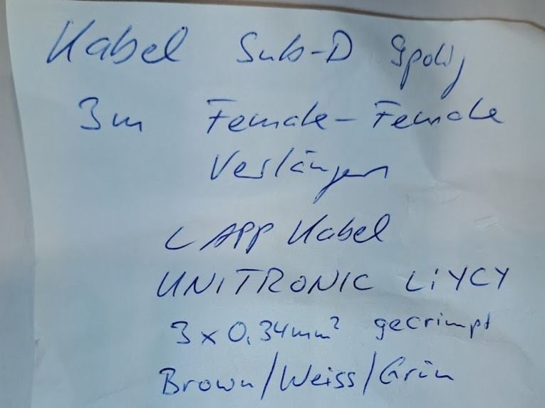Kabel: Kabel Sub D 9 polig Female - Female – Gebraucht aus Sargans von Bomp 2
