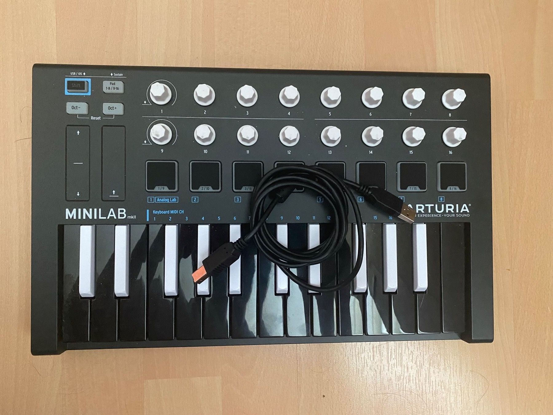 Arturia Musikinstrumente: Arturia Mini Lab MK2 - Black and White – Gebraucht aus Le Brassus von