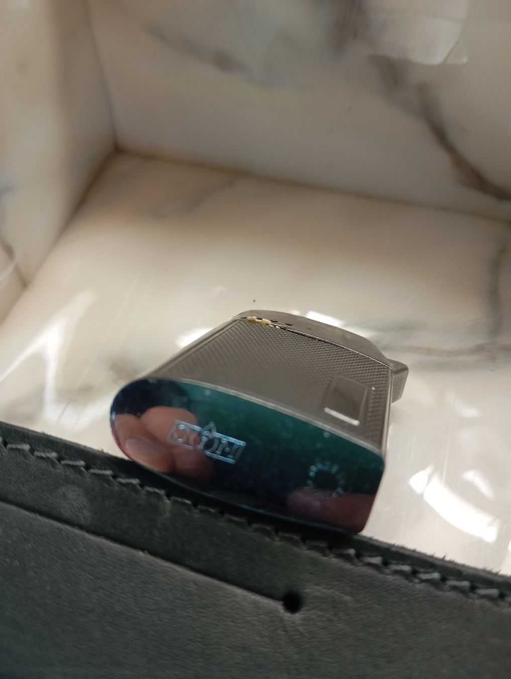 Accendini: Feuerzeug SIM, Metall, gebraucht – Difettoso da Thun venduto da d502d 2