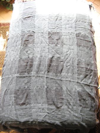 quadratischer Fendi Schal mit Fransen