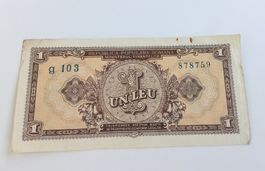 Selte rumänische Banknoten von 1952 Volksrepublik Romania