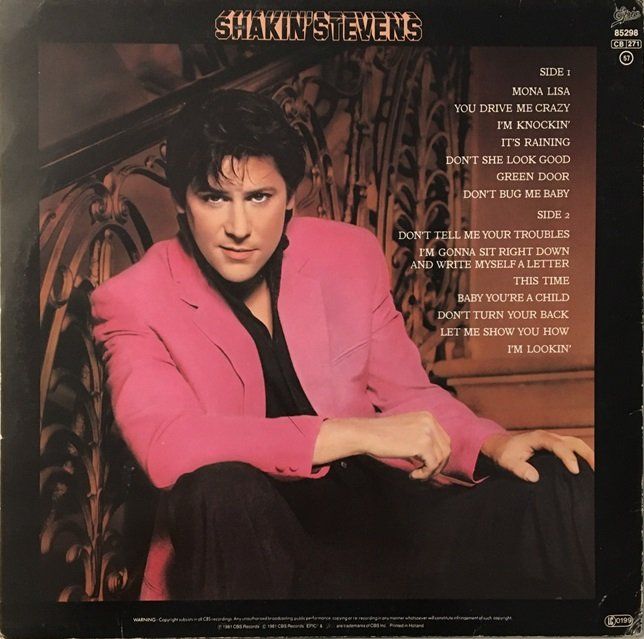 Dischi in vinile: Shakin' Stevens – Shaky (LP) – Usato da Grüningen venduto da azulgrisvinyl 1