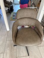 6 mal Leder Esszimmer stuhlen vom Designer Emilio Belluti