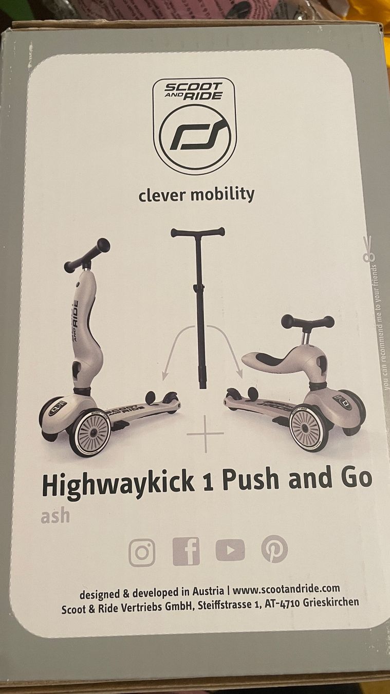 Kickboard: Scoot and Ride Push & Go and Helmet S – Neu und originalverpackt aus Thalwil von jai_ypl7 5
