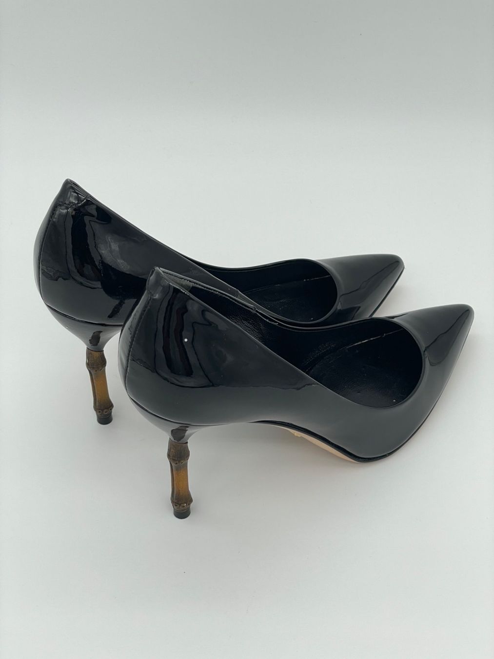 Gucci Scarpe da donna: Gucci Kristen Bamboo Pump EU 38.5 Schwarz – Usato da Zürich venduto da shoe_shop 3