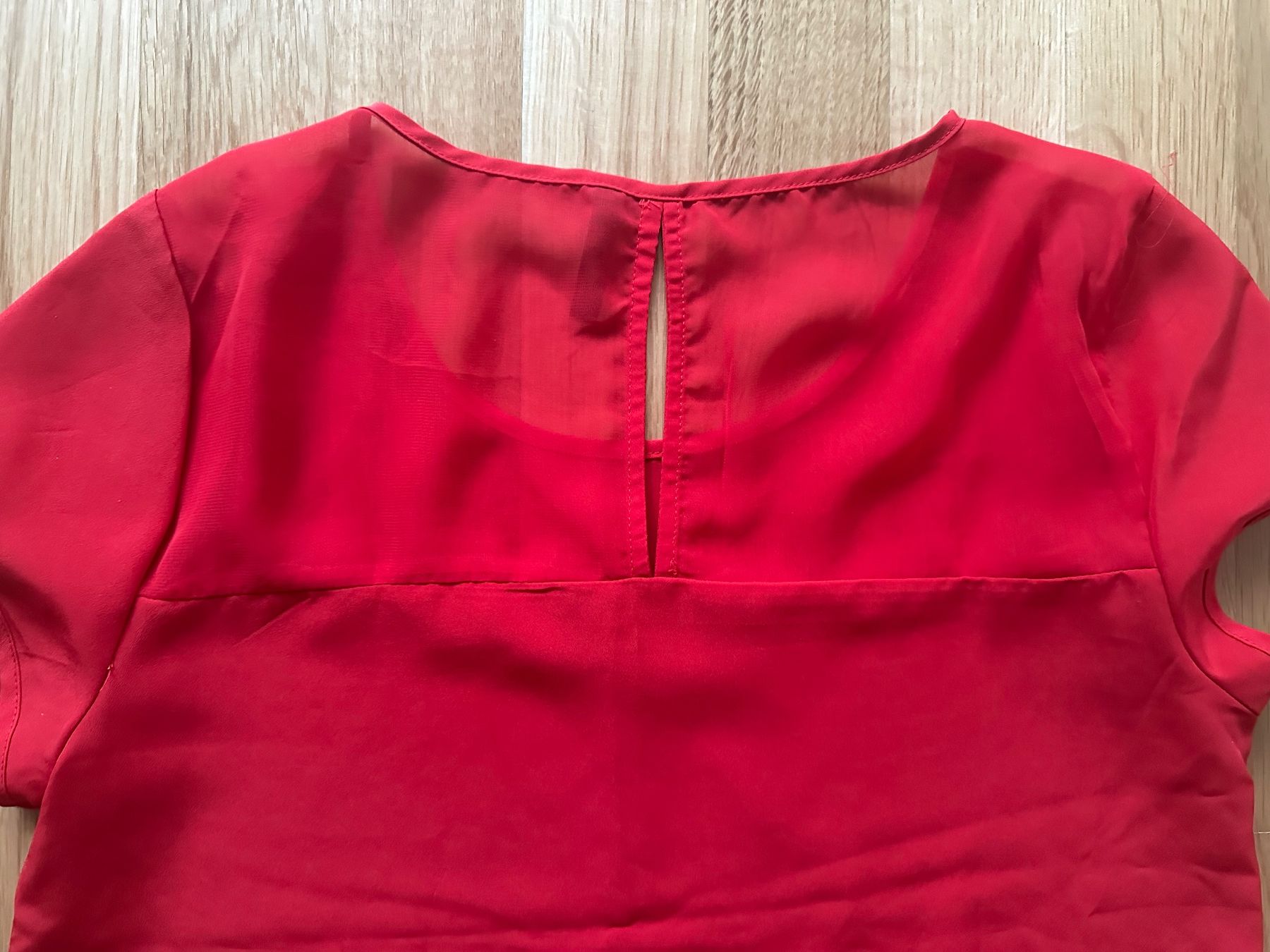 Camicette: Chicoree Sommer-Bluse Rot Grösse XS, luftig & leicht – Usato da Unterägeri venduto da StefanGekko 5