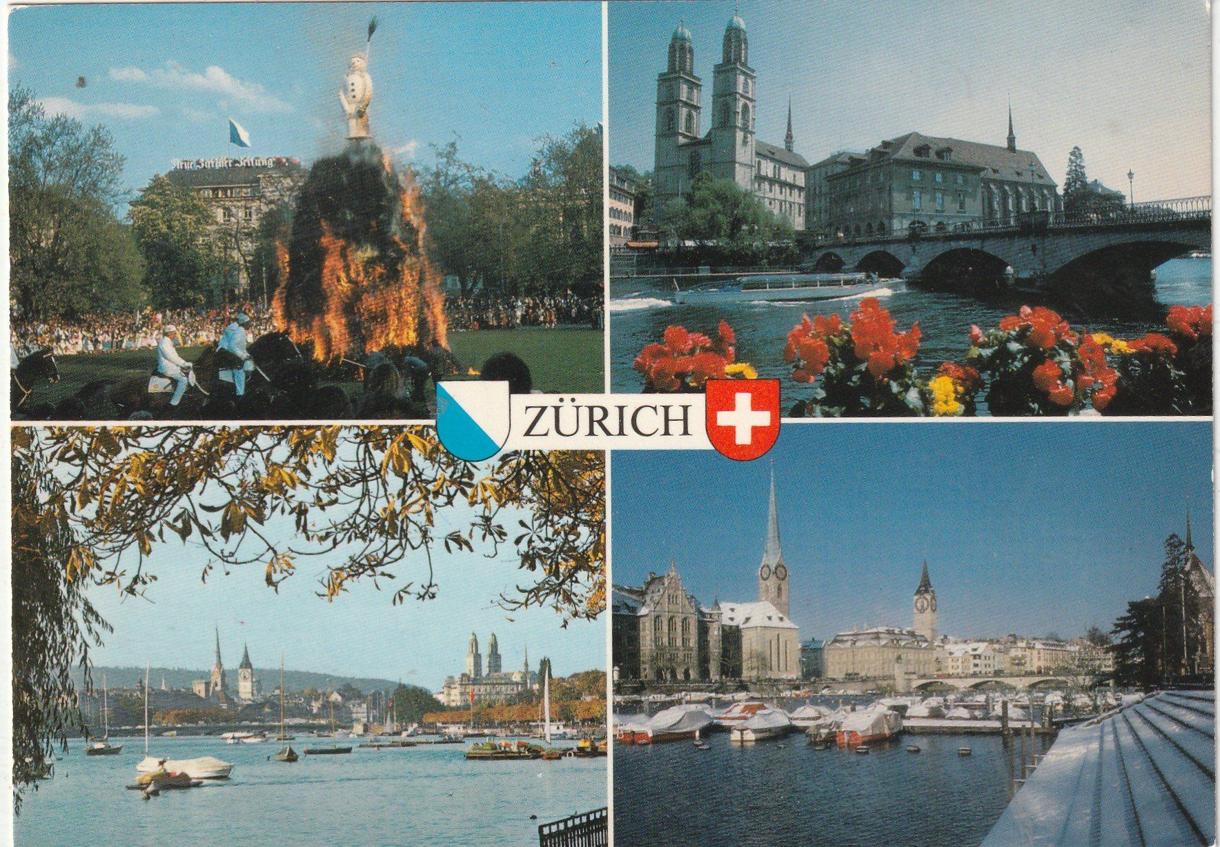 Cartoline postali: Zürich MBK – Usato da Lumbrein venduto da made02