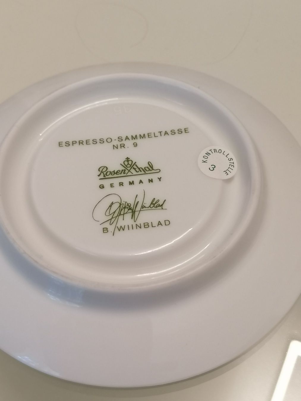 Rosenthal Tassen: Rosenthal Espresso Sammeltasse Nr. 9 – Gebraucht aus Basel von vintagecollector 2