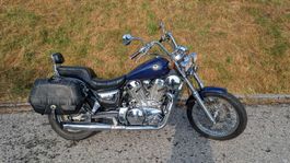 Motorrad Kawasaki VN 15 SE Chopper blau 35105 km