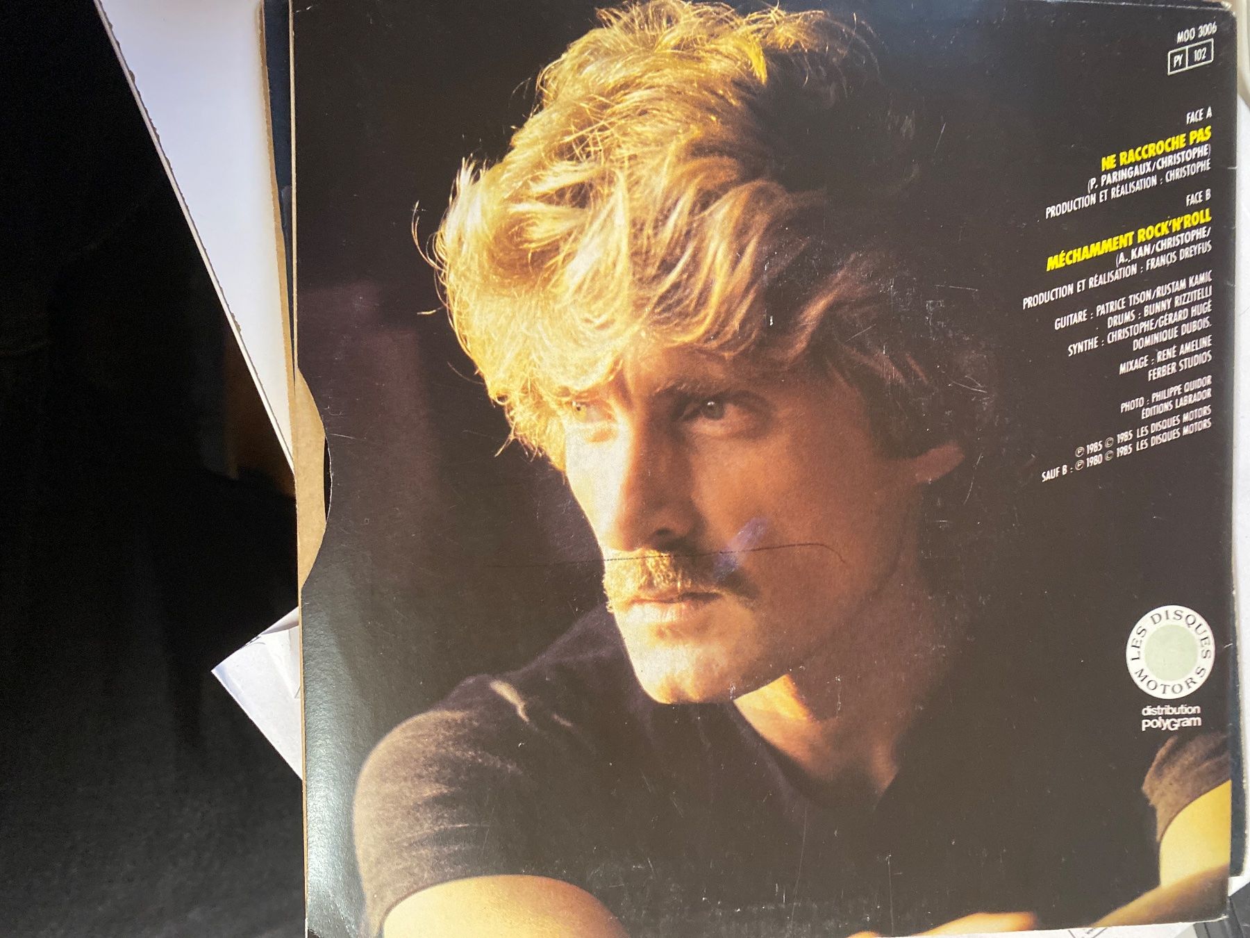 Dischi in vinile: Christophe - Ne raccroche pas - 45 tours – Usato da Le Brassus venduto da cinema13 1