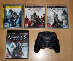 SONY PlayStation 3 -- Games + Controller + Keyboard