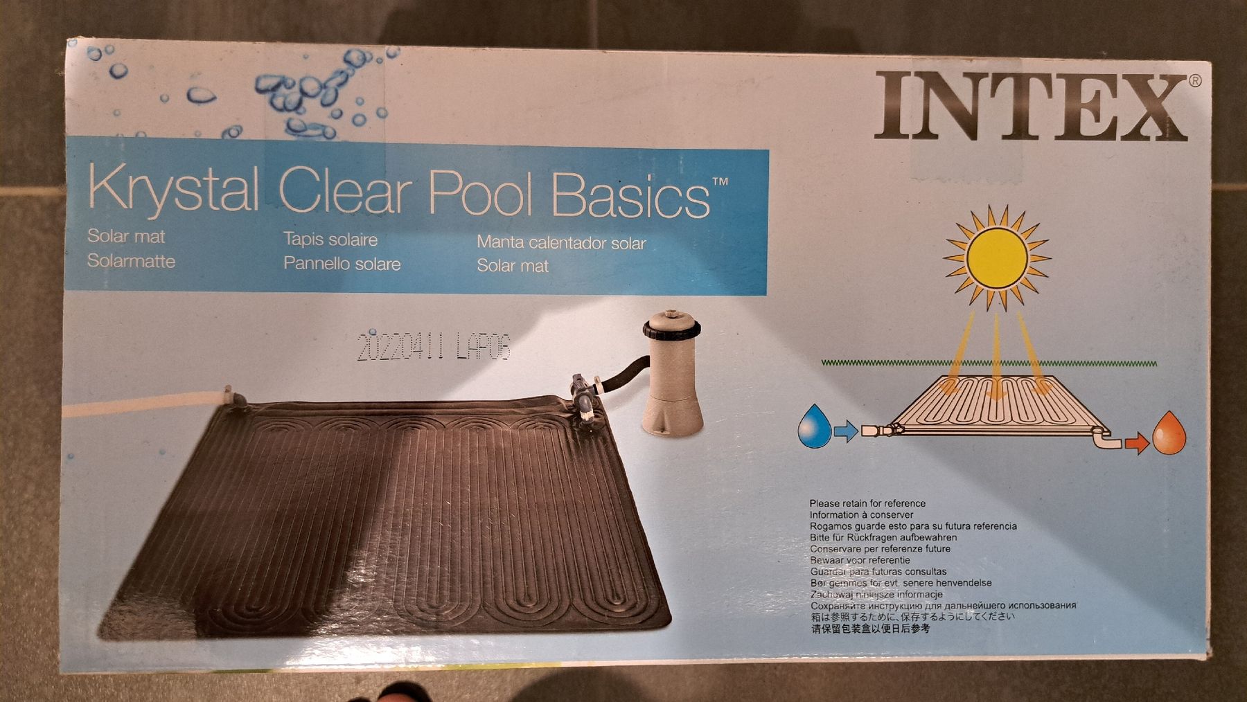 Intex Piscine: Intex Solarmatte für Pool Neu – Nuovo e nell'imballaggio originale da Günsberg venduto da Fleder4