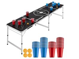 Bierpong-Tisch Brew Battle aus Aluminium, klappbar