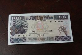 Guinée 100 FR UNC 2015
