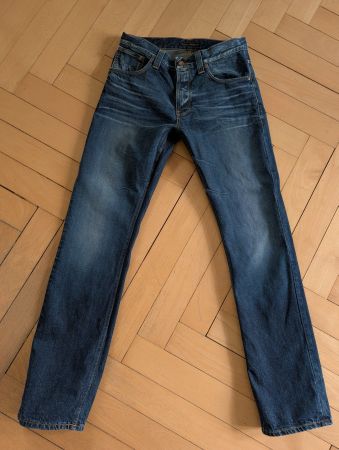 Nudie Jeans Average Joe – Original Sharp Used Denim
