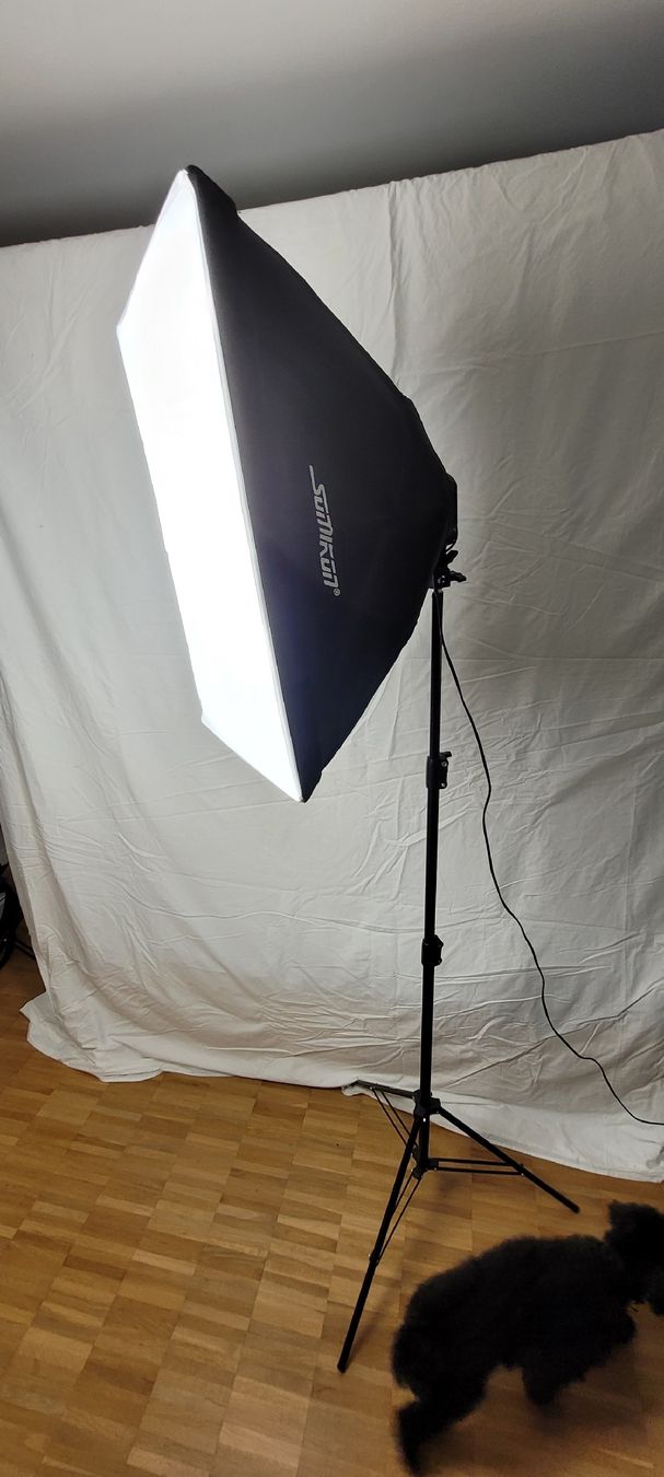 Lampen: Softbox Studioleuchte Somikon 2x mit Energiesparlampen E27 – Gebraucht aus Reinach BL von Marshmallowmonkey 2