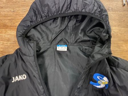 Wattierte Jako Jacke mit Kapuze Junior Gr M mit EHC SH Logo