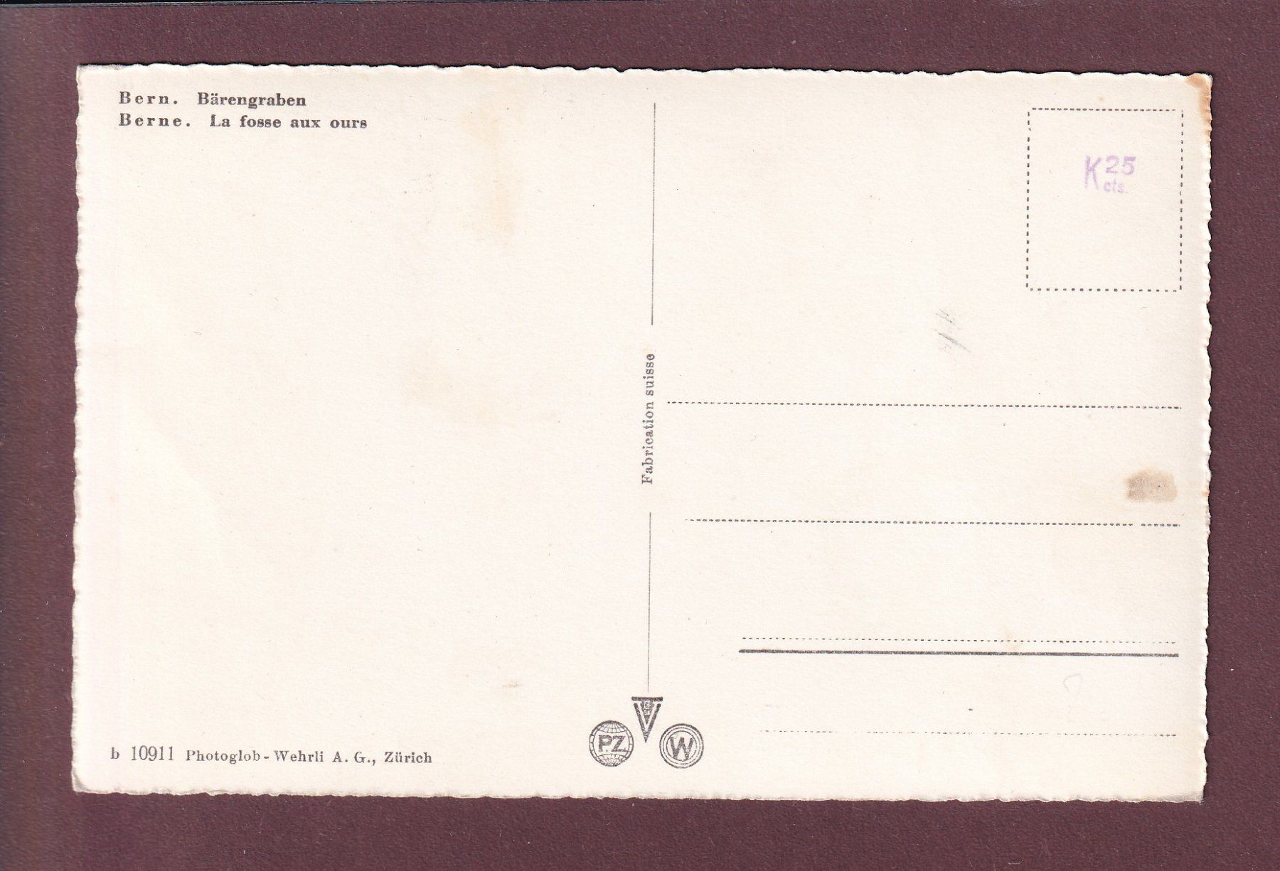 Cartoline postali: BERN - Bärengraben – Usato da Pully venduto da nicecards 1