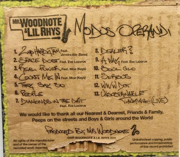 CDs: Mr. Woodnote & Lyl Rhys - Modus Operandi – Gebraucht aus Grüningen von azulgris 2